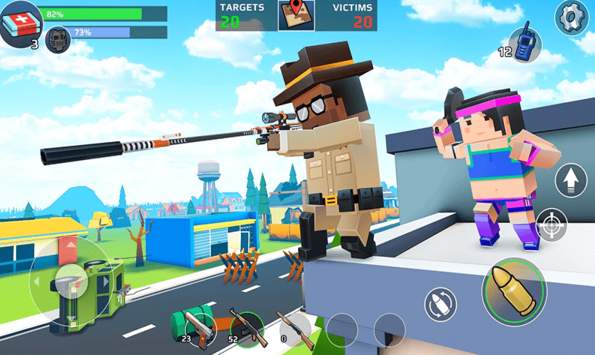 像素枪战战场截图1