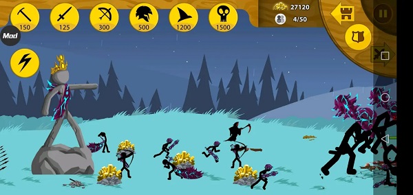 火柴人战争FF召唤士兵菜单