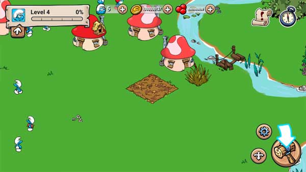 蓝精灵村庄截图1