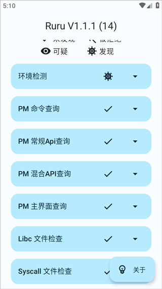ruru环境检测