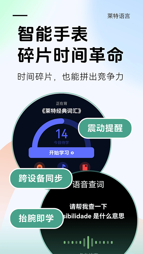 莱特葡萄牙语学习背单词截图2
